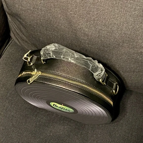 Loungefly The Beatles vinyl record crossbody & wallet - Picture 6 of 12